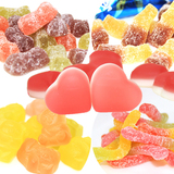 韩国进口 乐天酸甜QQ软糖40g心形糖果 婚庆喜糖节日零食 可乐草莓