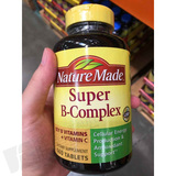 美国直邮Nature Made Super B-Complex复合维生素B+VC+叶酸460