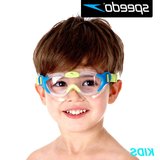 speedo儿童泳镜 2-6岁宝宝男童女童大框游泳镜防水防雾游泳眼镜