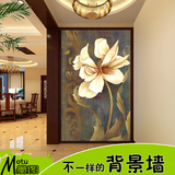 玄关办公室油画 复古怀旧大型壁画 过道酒店墙纸 风景抽象画壁纸