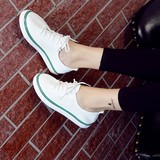 夏季韩版镂空小白鞋新款系带洞洞休闲单鞋学生平底板鞋透气网鞋女