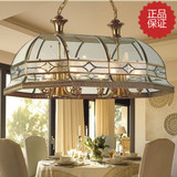 欧式全铜吊灯仿诺克同款全铜焊锡灯长形餐桌灯餐厅灯具美式吊灯