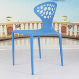 餐椅休闲椅子时尚简约创意镂空椅塑料洞洞椅阳台卧室椅洽谈宜家凳