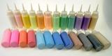 厂家批发24色彩砂细沙子瓶装 袋装DIY沙画专用彩沙儿童手工制作