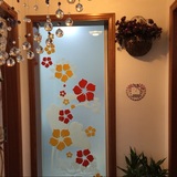 花朵墙面装饰背景墙贴3d立体亚克力浪漫墙贴画 温馨卧室墙壁花卉