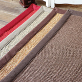 再来家居美式乡村地毯客厅门厅书法剑麻中式地垫自然环保健康多色