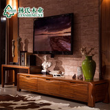 林氏木业现代新中式电视柜带抽屉矮桌子客厅简约电视机柜子BB2M*