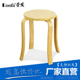 特价实木登子曲木凳子圆凳板凳餐凳 凳子实木椅子可叠放每箱6只