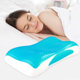 慕思凝胶枕 颈椎病适用清凉枕头 修复保健慢回弹记忆棉枕头 枕芯