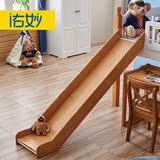 下床实木高低床子母双层滑梯床多功能上下铺组合床带书桌儿童上