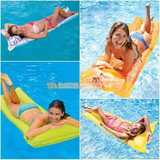 包邮intex正品成人浮排充气浮床躺椅沙滩休闲床游泳水上荧光气垫