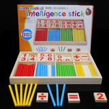 批发木制算术学习玩具益智数字游戏盒算数数字棒幼儿园儿童礼物