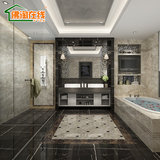 厨房卫生间瓷砖 厨卫防滑地砖大理石仿古砖浴室内墙砖 瓷片300600