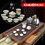 KAMJOVE/金灶R-900 整套茶具套装 实木茶盘茶台茶海 全智能电茶炉