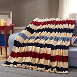 水貂绒毯子毛毯加厚冬季保暖毯子床单空调毯 230克 包邮