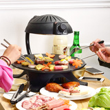 3D神奇韩式红外线电烤炉无烟烧烤炉电烤盘无烟烤肉机烤肉盘不粘锅