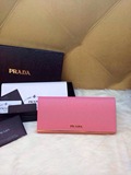 新款正品代购Prada/普拉达钱包女士金边长款钱包女包手拿包1M1132