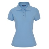女装 英国Papini高端定制T恤原单 短袖修身天蓝Polo衫 订制有大码