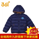 361度童装冬新款男童保暖运动短羽绒服专柜正品包邮K5561602
