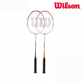 Wilson威尔胜 正品 全碳素超轻羽毛球双拍 威尔逊羽毛球拍2支