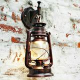 雄灯壁灯车轮灯煤油灯复古工业壁灯创意个性灯具设计师灯