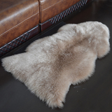 澳洲纯羊毛皮毛一体沙发坐垫床垫飘窗垫客厅地垫餐椅垫窗台订做