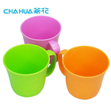 【天猫超市】茶花蝴蝶杯 儿童水杯子 刷牙杯 塑料 颜色随机1495