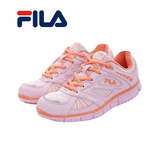 FILA斐乐台湾進口正品菱格網眼布慢跑休闲运动跑步鞋5-J302P-555