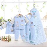 衣母婴用品秋冬季新生儿礼盒棉服纯棉婴儿衣服套装初生满月宝宝棉