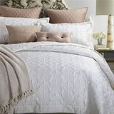 欧式美式床盖三件套纯色纯棉夏被空调被春秋被绗缝被外贸床盖单件