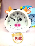 简约时尚床头学生创意闹钟石英可爱个性挂钟儿童懒人电子时钟表