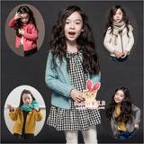 韩国正品代购母女装亲子装 薄纯棉针织开衫外套2016新款大小女童