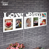 lovebaby组合相框木质时尚艺术写真婚纱客厅卧室挂墙热销包邮摆台