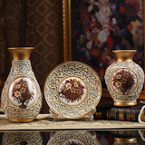 家居摆件复古花瓶创意陶瓷花插工艺品摆设餐桌花瓶礼品酒柜摆件