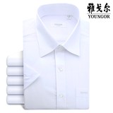 ST8401雅戈尔专柜正品男式短袖衬衫 夏季商务男士白色职业装衬衣