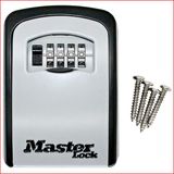 家用壁挂式密码钥匙盒挂锁锁扣收纳盒迷你型金属密码箱密码存储盒