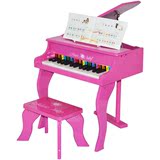 30键迷你弯腿翻盖 木质儿童玩具钢琴 宝宝小钢琴送教材 早教乐器