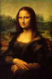 蒙娜丽莎的微笑油画人物肖像装饰画名人名画超高清电子版图片素材