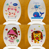 创意家居墙贴纸卫生间浴室搞笑贴卡通防水瓷砖贴马桶贴贴画个性