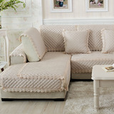 凡薇家纺 提花四季沙发垫布艺简约现代欧式实木沙发套罩巾坐垫