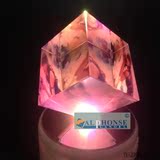 DIY照片个性定制水晶相片水晶魔方发光立方个性情人节 生日礼品