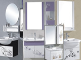 卫生间 欧式新款吊柜 现代小户型简约pvc镜柜 洗面盆浴室柜组合