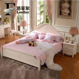 韩式床 欧式橡木单人床双人床 儿童床宜家简约实木床储物床热销