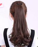 韩版时尚女长卷发自然逼真中分刘海发型大波浪整顶假发套网红同款