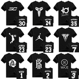 NBA短袖球衣科比乔丹库里杜兰特詹姆斯半袖T恤篮球服套装定制DIY