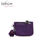 Kipling凯浦林新款女包玩趣手拿零钱包K19010深紫色