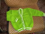 纯手工编织儿童毛衣（0--12个月）宝宝绒线 毛衣裤套装男童女童
