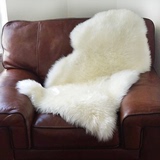 AUSKIN澳洲羊毛沙发垫欧式奢华高档整张羊皮毛一体防滑坐垫可定做