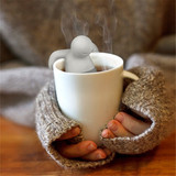 硅胶泡澡小人泡茶器懒人滤茶器红茶茶包创意功夫茶具茶叶过滤器