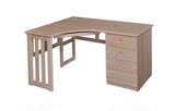 正品 松堡王国青少年儿童芬兰松实木家具 SP-T014 转角书桌电脑台